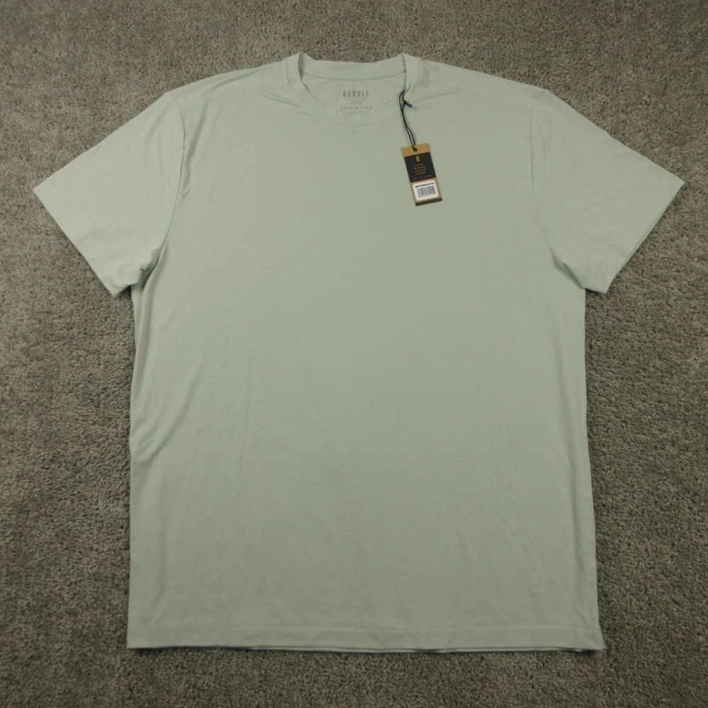 NOBULL Shirt Mens 3XL Mint Green Basic Blank Tee Gym Walking Running Workout NEW